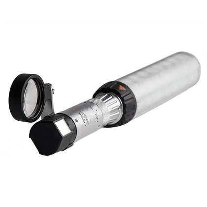 Насадка со щелевым обзором HSL150 c настольным блоком, Heine Фото товара Насадка со щелевым обзором HSL150 c настольным блоком, Heine