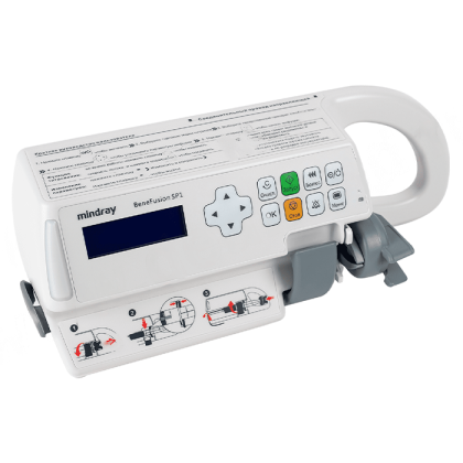 Насос шприцевой Mindray в вариантах исполнения для введения лекарственных растворов пациентам BeneFusion SP1 Фото товара Насос шприцевой Mindray в вариантах исполнения для введения лекарственных растворов пациентам BeneFusion SP1