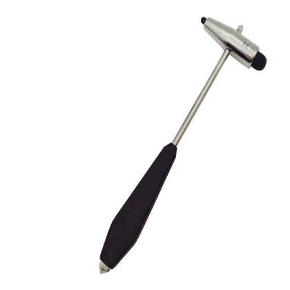 Фото товара Неврологический молоточек ВИТРОЕ (Witroe) тяжелый 198 г, с иглой и кисточкой, KaWe