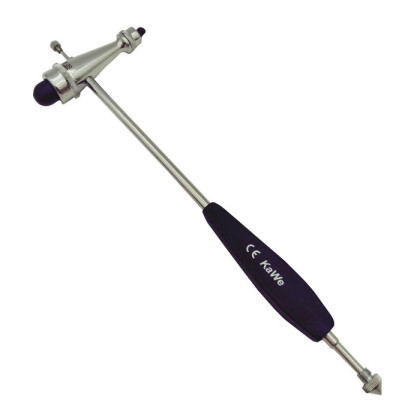 Неврологический молоточек ТРОМНЕР легкий 175г, с иглой и кисточкой, KaWe Фото товара Неврологический молоточек ТРОМНЕР легкий 175г, с иглой и кисточкой, KaWe