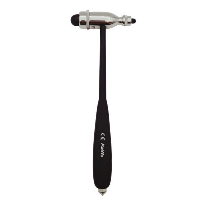 Неврологический молоточек ТРОМНЕР тяжелый 190г, с кисточкой, KaWe Фото товара Неврологический молоточек ТРОМНЕР тяжелый 190г, с кисточкой, KaWe