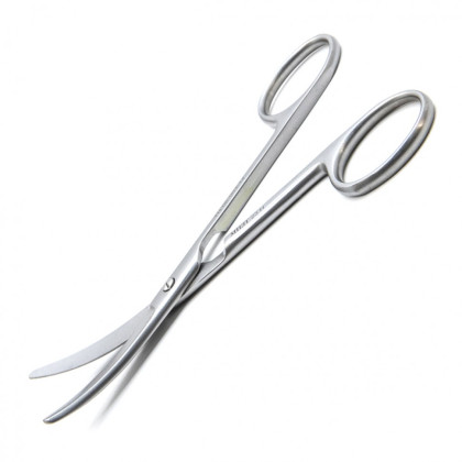 Фото товара Ножницы COOPER, тупоконечные вертикально-изогнутые, 140 мм (Н-3р) , МИЗТ