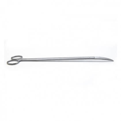 Фото товара Ножницы CRAFOORD, для глубоких полостей, с одним острым концом вертикально-изогнутые, 280 мм (Н-128-1р), МИЗТ