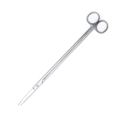 Фото товара Ножницы CRAFOORD, для глубоких полостей, тупоконечные вертикально-изогнутые, 280 мм (Н-128р), МИЗТ