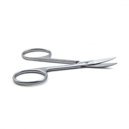 Фото товара Ножницы IRIS, тупоконечные вертикально-изогнутые, 100 мм (Н-22р) , МИЗТ