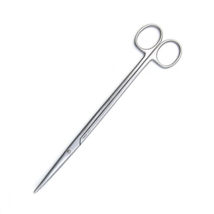 Фото товара Ножницы METZENBAUM, для рассечения мягких тканей в глубоких полостях, вертикально-изогнутые, 230 мм (Н-8р), МИЗТ
