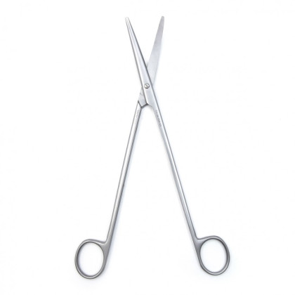 Фото товара Ножницы METZENBAUM, для рассечения мягких тканей в глубоких полостях, вертикально-изогнутые, 230 мм (Н-8р), МИЗТ