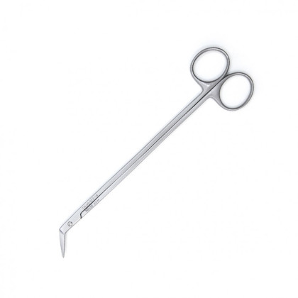 Фото товара Ножницы POTTS-DE MARTEL, остроконечные, горизонтально- изогнутые под углом 60°, 185 мм (Н-77р), МИЗТ