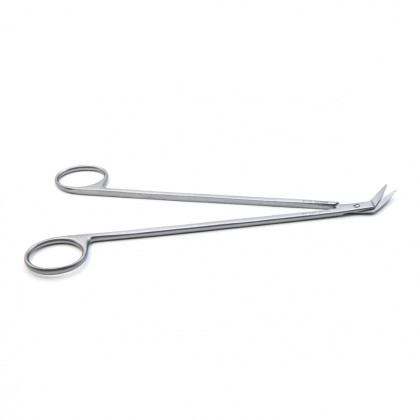 Фото товара Ножницы POTTS-DE MARTEL, остроконечные, горизонтально- изогнутые под углом 60°, 185 мм (Н-77р), МИЗТ