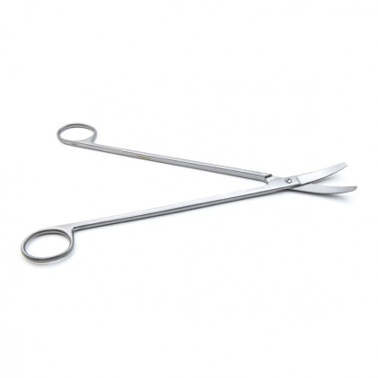 Фото товара Ножницы SIMS, тупоконечныевертикально-изогнутые, 250 мм (Н-31р), МИЗТ