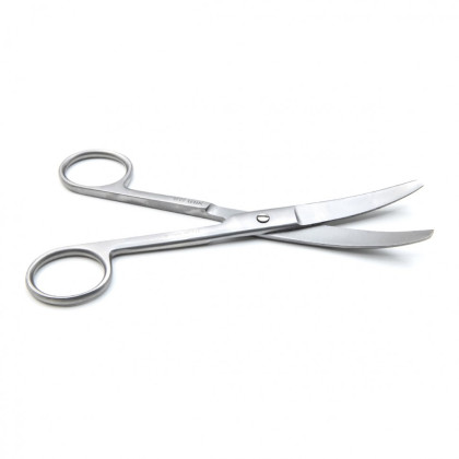 Фото товара Ножницы STANDARD, тупоконечные вертикально-изогнутые, 160 мм (Н-166р), МИЗТ