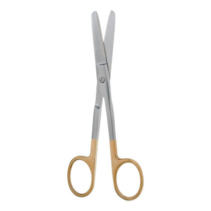 Фото товара Ножницы STANDARD, тупоконечные прямые, с твердосплавными вставками , 140 мм (Н-69р), МИЗТ