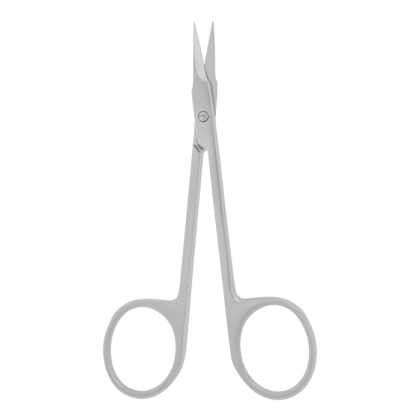 Фото товара Ножницы STEVENS, глазные для снятия швов вертикально-изогнутые, 110 мм (Н-56р)), МИЗТ