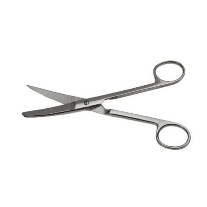 Ножницы вертикально изогнутые с 1-м острым концом 170 мм Sammar Фото товара Ножницы вертикально изогнутые с 1-м острым концом 170 мм Sammar