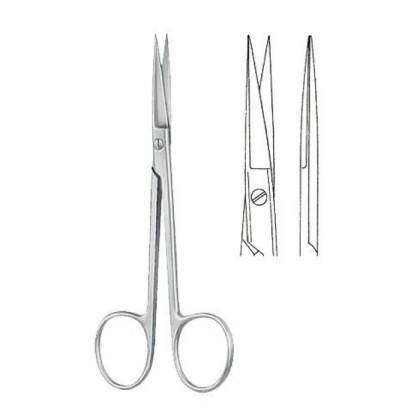 Ножницы глазные IRIS, прямые, остроконечные, 11,5 см KLS Martin Фото товара Ножницы глазные IRIS, прямые, остроконечные, 11,5 см KLS Martin