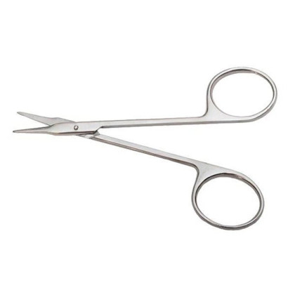 Ножницы глазные для снятия швов изогнутые Iris 115 мм Sammar Фото товара Ножницы глазные для снятия швов изогнутые Iris 115 мм Sammar