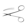Ножницы глазные остроконечные вертикально-изогнутые 113 мм Фото товара Ножницы глазные остроконечные вертикально-изогнутые 113 мм
