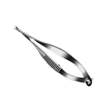 Фото товара Ножницы глазные пружинные изогнутые (по Ваннасу), ММИЗ