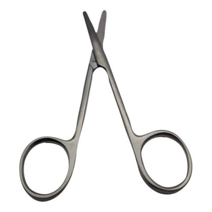 Ножницы глазные тупоконечные прямые 113 мм Фото товара Ножницы глазные тупоконечные прямые 113 мм