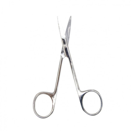 Ножницы глазные тупоконечные, вертикально-изогнутые, 113 мм. Surgiwell Фото товара Ножницы глазные тупоконечные, вертикально-изогнутые, 113 мм. Surgiwell