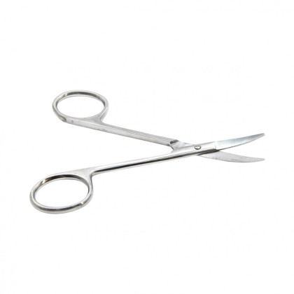 Ножницы глазные тупоконечные, вертикально-изогнутые, 113 мм. Surgiwell Фото товара Ножницы глазные тупоконечные, вертикально-изогнутые, 113 мм. Surgiwell