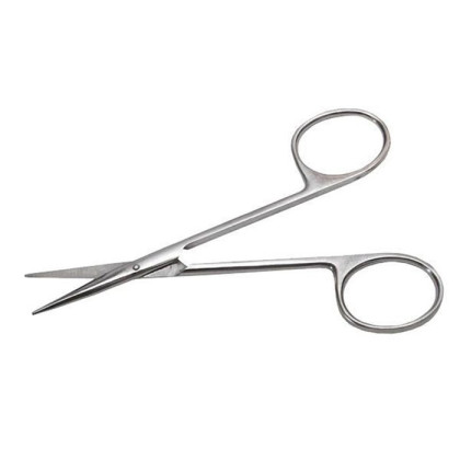 Ножницы глазные тупоконечные, прямые, 113 мм Sammar Фото товара Ножницы глазные тупоконечные, прямые, 113 мм Sammar