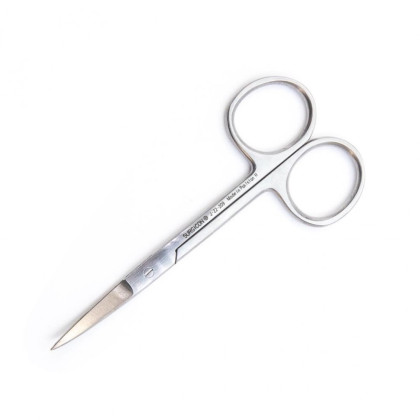 Ножницы глазные, тонкие, изогнутые по плоскости, 9см, Surgicon Фото товара Ножницы глазные, тонкие, изогнутые по плоскости, 9см, Surgicon