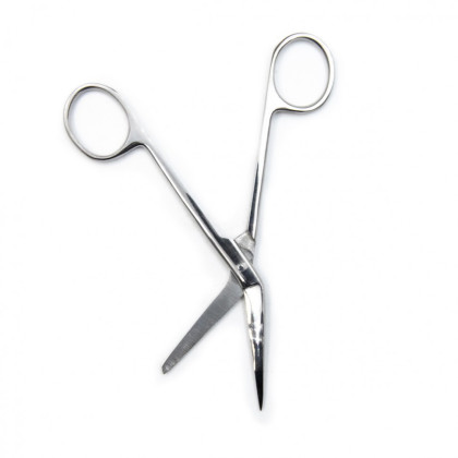 Ножницы для вскрытия сосудов, горизонтально-изогнутые, 135 мм. Surgiwell Фото товара Ножницы для вскрытия сосудов, горизонтально-изогнутые, 135 мм. Surgiwell