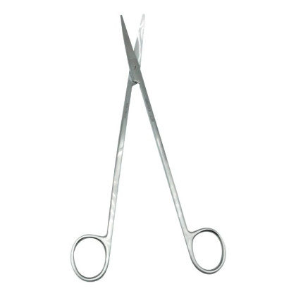 Фото товара Ножницы для глубоких полостей с двойным изгибом 230 мм (н-131s)