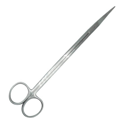 Фото товара Ножницы для глубоких полостей с двойным изгибом 230 мм (н-131s)