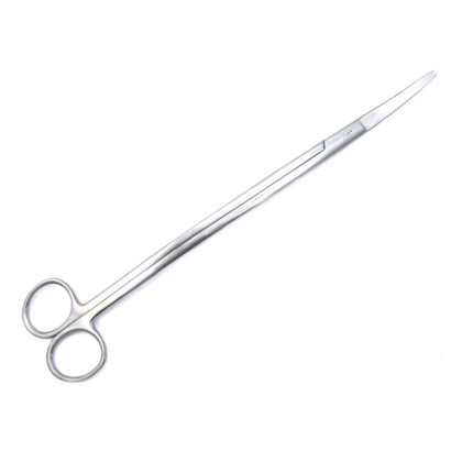 Фото товара Ножницы для глубоких полостей с двойным изгибом, 300мм (н-130s)