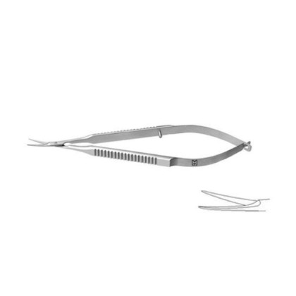 Ножницы для кератопластики и кератэктомии по Кастровьехо, универсальные S-1141 Фото товара Ножницы для кератопластики и кератэктомии по Кастровьехо, универсальные S-1141