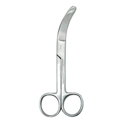 Фото товара Ножницы для пересечения пуповины горизонтально изогнутые 150 мм Surgicon