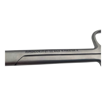 Ножницы для разрезания повязок с пуговкой горизонтально изогнутые 185мм Фото товара Ножницы для разрезания повязок с пуговкой горизонтально изогнутые 185мм