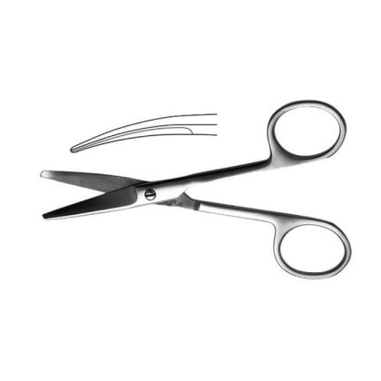Ножницы для энуклеации вертикально-изогнутые Фото товара Ножницы для энуклеации вертикально-изогнутые