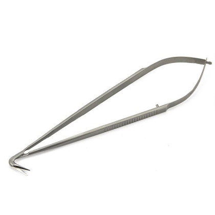 Ножницы коронарные длина 180 мм изогнутые по ребру на 120˚ ПТО Медтехника Фото товара Ножницы коронарные длина 180 мм изогнутые по ребру на 120˚ ПТО Медтехника