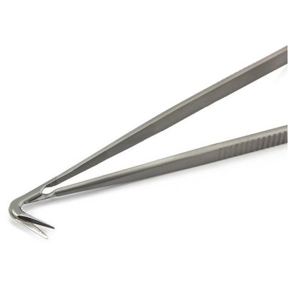 Ножницы коронарные длина 180 мм изогнутые по ребру на 120˚ ПТО Медтехника Фото товара Ножницы коронарные длина 180 мм изогнутые по ребру на 120˚ ПТО Медтехника