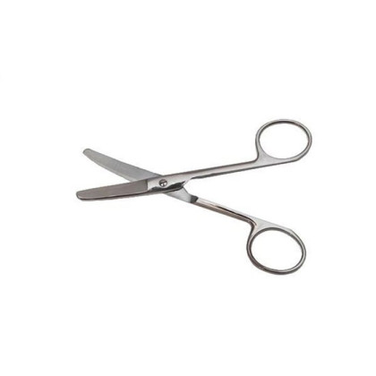 Фото товара Ножницы мед.твердоспл.вертик.изогнутые тупоконечные 140 мм Sammar