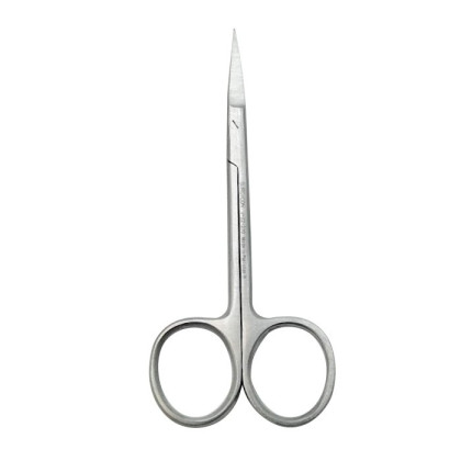 Ножницы остроконечные вертикально изогнутые 100мм Фото товара Ножницы остроконечные вертикально изогнутые 100мм