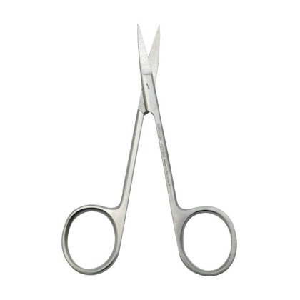 Ножницы остроконечные вертикально изогнутые 100мм Фото товара Ножницы остроконечные вертикально изогнутые 100мм