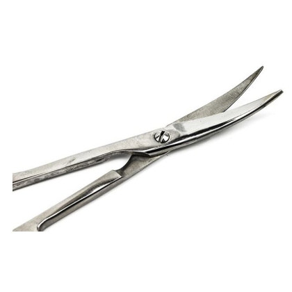 Ножницы остроконечные вертикально изогнутые 140 мм нержав.сталь Фото товара Ножницы остроконечные вертикально изогнутые 140 мм нержав.сталь