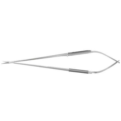 Ножницы прямые м/х, остроконечные лезвия, 160 мм, круглая ручка ПТО Медтехника Фото товара Ножницы прямые м/х, остроконечные лезвия, 160 мм, круглая ручка ПТО Медтехника