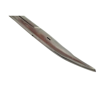 Ножницы роговичные тупоконечные вертикально-изогнутые 110мм Фото товара Ножницы роговичные тупоконечные вертикально-изогнутые 110мм