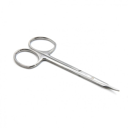 Ножницы роговичные тупоконечные, вертикально-изогнутые, 110 мм. Surgiwell Фото товара Ножницы роговичные тупоконечные, вертикально-изогнутые, 110 мм. Surgiwell