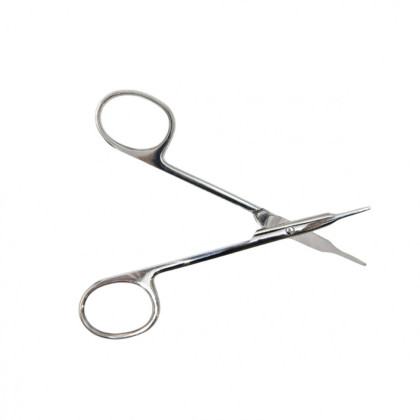 Ножницы роговичные тупоконечные, прямые, 110 мм. Surgiwell Фото товара Ножницы роговичные тупоконечные, прямые, 110 мм. Surgiwell