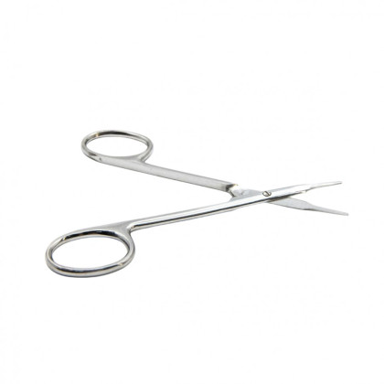 Ножницы роговичные тупоконечные, прямые, 110 мм. Surgiwell Фото товара Ножницы роговичные тупоконечные, прямые, 110 мм. Surgiwell