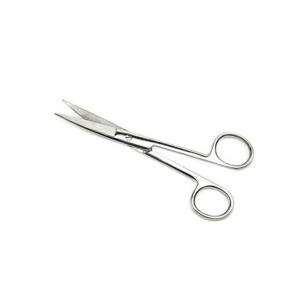 Ножницы с двумя острыми концами вертикально изогнутые, 140 мм ПТО Медтехника Фото товара Ножницы с двумя острыми концами вертикально изогнутые, 140 мм ПТО Медтехника