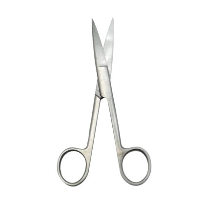 Ножницы с двумя острыми концами изогнутые 140мм Фото товара Ножницы с двумя острыми концами изогнутые 140мм