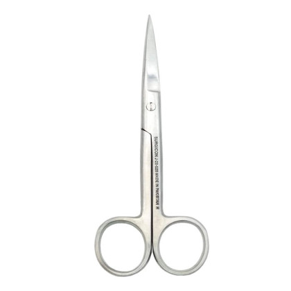 Ножницы с двумя острыми концами прямые, 140мм Фото товара Ножницы с двумя острыми концами прямые, 140мм