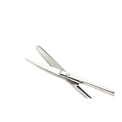 Ножницы с одним острым концом вертикально изогнутые, 140 мм ПТО Медтехника Фото товара Ножницы с одним острым концом вертикально изогнутые, 140 мм ПТО Медтехника